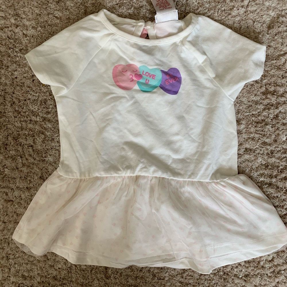 Toddler Girls Heart Shirt